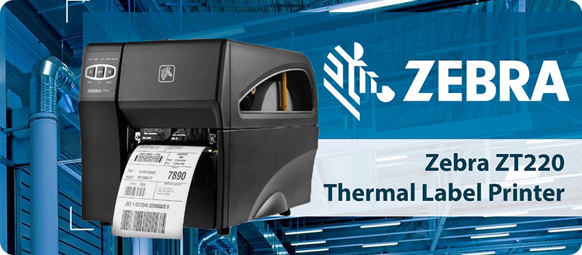 Zebra ZT220 Label Printer With 300dpi Print Resolution