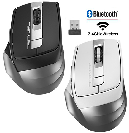 A4TECH Fstyler FB35S Bluetooth & 2.4G Wireless Mouse
