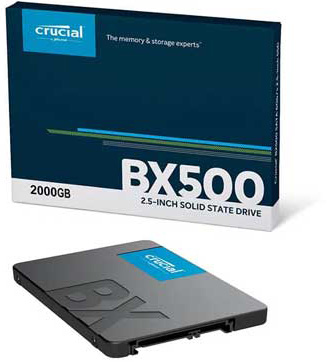 Crucial BX500 Internal SSD 2T