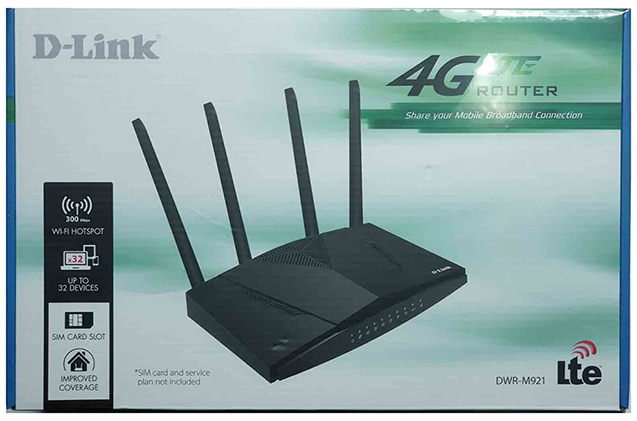 D-Link DWR-M921 Wireless 4G LTE Modem Router