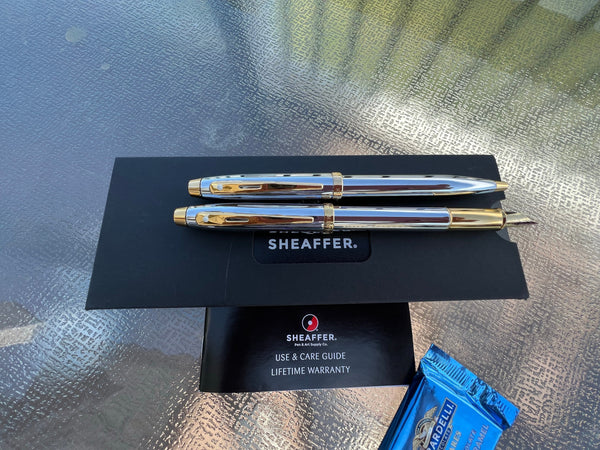 Sheaffer 100 Ballpoint Pen and Fountain Pen set