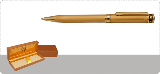 Iplomat PIZZA Gold Design Ballpoint Pen