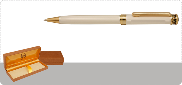 Iplomat PIZZA White Design Ballpoint Pen