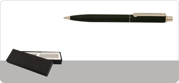 Sheaffer SENTINEL Black Clip Steel Tone Trim Pen