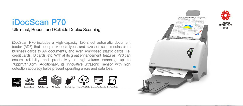  Mustek iDocScan P70 Scanner 