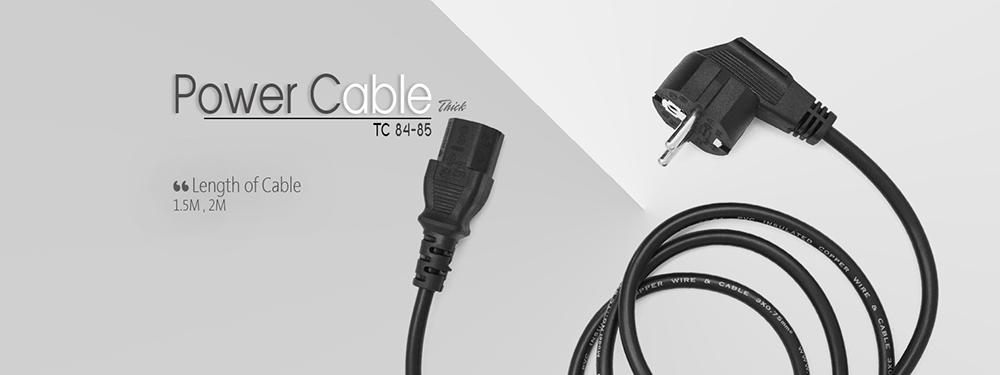 TSCO TC 84 Power Cable 1.5M