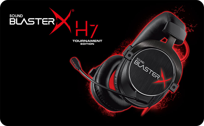 Creative SOUND BLASTERX H7 TOURNAMENT Headphones