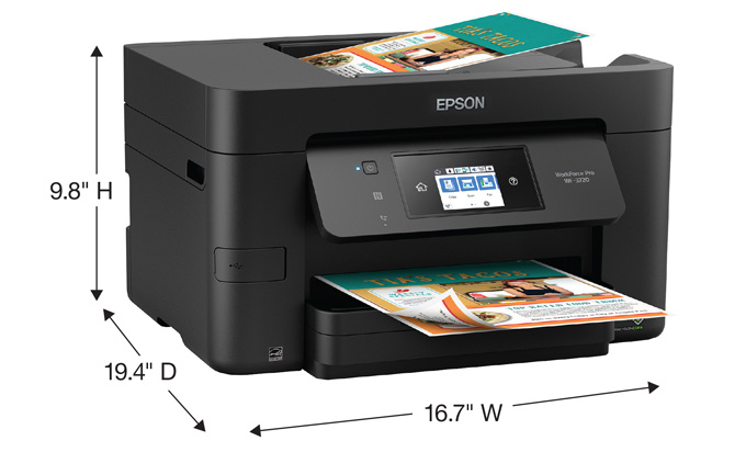 Epson WorkForce Pro WF-3720DWF Multifunction Inkjet Printer