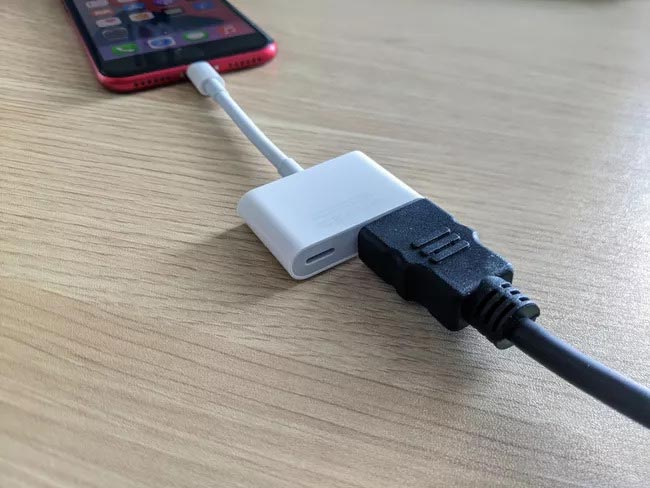 اتصال آیفون به ویدئو پروژکتور با کابل HDMI