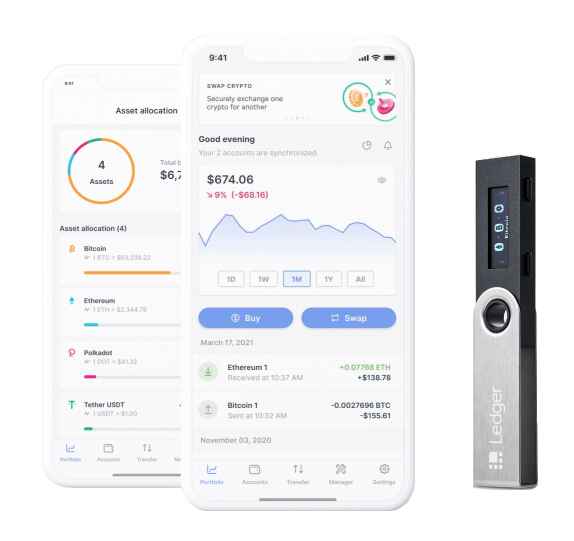 Ledger Nano S Crypto Hardware Wallet