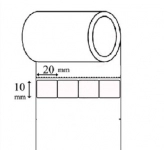 لیبل کاغذی سایز 20*10 میلی متر