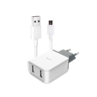 شارژر دیواری تسکو مدل TTC 54 با کابل تبدیل Micro USB