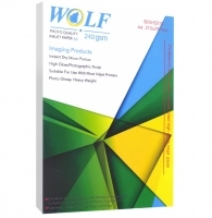 کاغذ فتوگلاسه ولف سایز A4 وزن 240 گرم 50 برگ دوطرفه