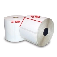 لیبل PVC سایز 30x70 میلی متر