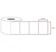 لیبل PVC تک ردیفه سایز 34x51 میلی متر