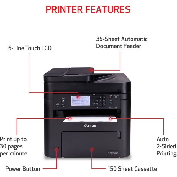 ممزایای پرینتر چندکاره لیزری کانن مدل MF275dw